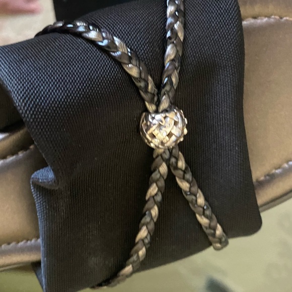 Brighten Slides Silver black Cushion soles Comfortable - Picture 5 of 12